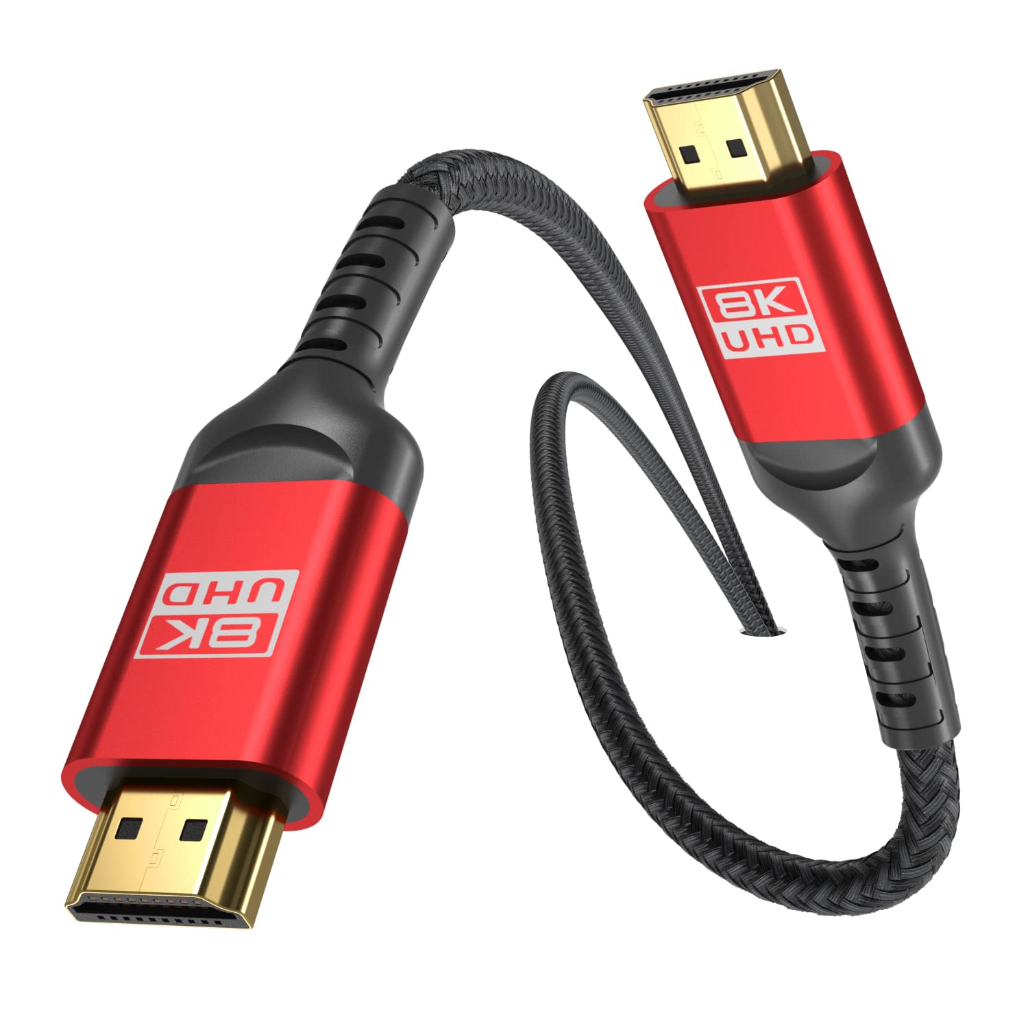 ALLEASA 8K HDMI Cable, Ultra 48Gbps High Speed 5M HDMI Cable, 5 M hdmi Cable -4K@120Hz 8K@120Hz, eARC, HDR10, DTS:X, HDCP 2.2 & 2.3, Compatible with PS4/5,Blu-ray, Monitor,PC and more