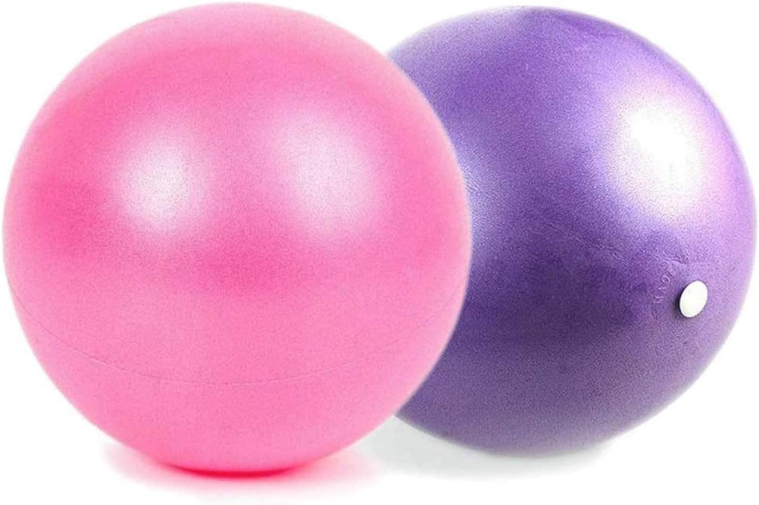 Vizuioer nononfish Mini Exercise Barre Ball for Yoga,Pilates, Stability Exercise Home Workout, Core Training and Physical Therapy Small Bender Ball 9 Inch with Inflatable Straw