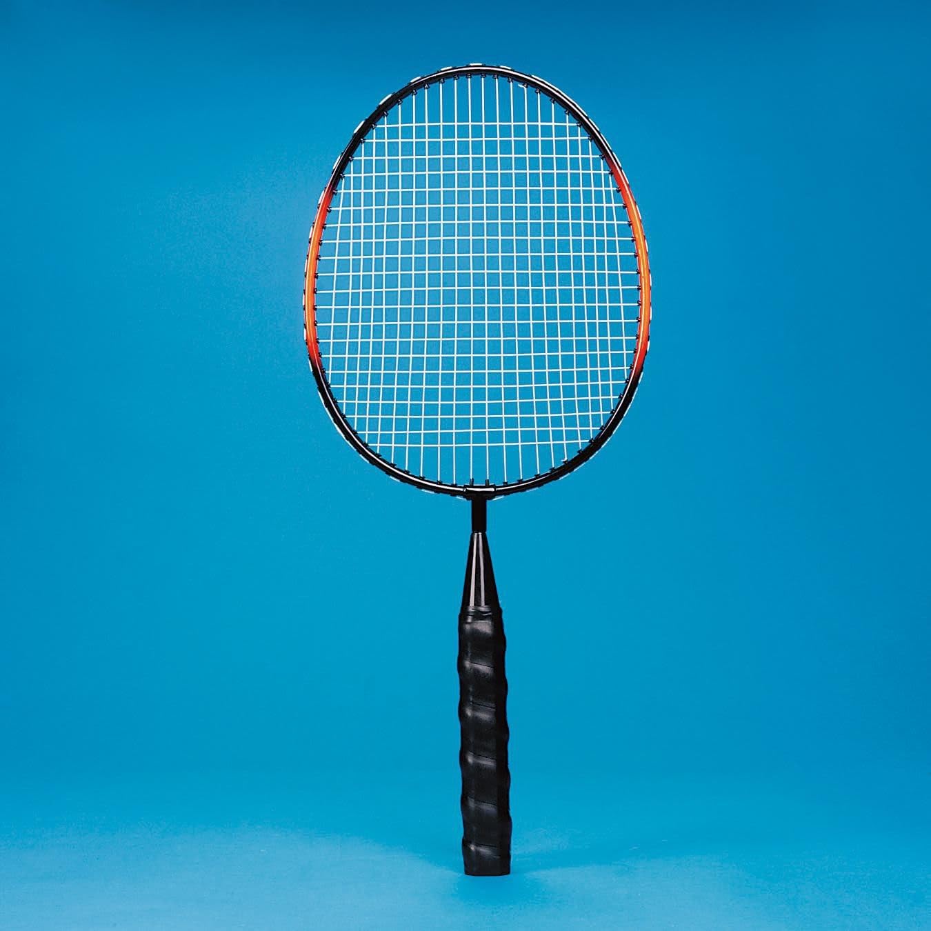 S&S Worldwide Junior Badminton Racquet. Steel Framed, 18" Long Racket is Ideal for Kids and Novice Players in PE Class, Summer Camps or Backyard.