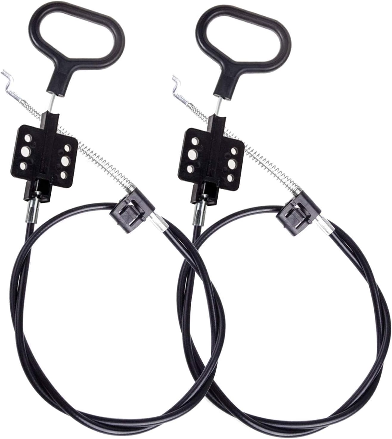 STARVAST Sofa Recliner Cables, 2Pcs Couch Release Cables Replacement D Ring Couch Recliner Pull Handle, Hook Exposed Cable Length (4.75") Total Length 36.5 Inch