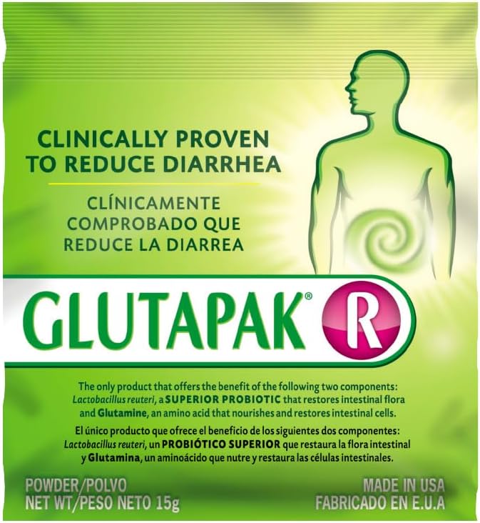 R Probiotics with Glutamine and Lactobacillus Reuteri, 15g per Packet - 3 Packets