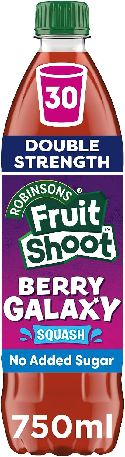 Fruit Shoot Squash Berry Galaxy - Double Strength - Strawberry & Blueberry 750ml