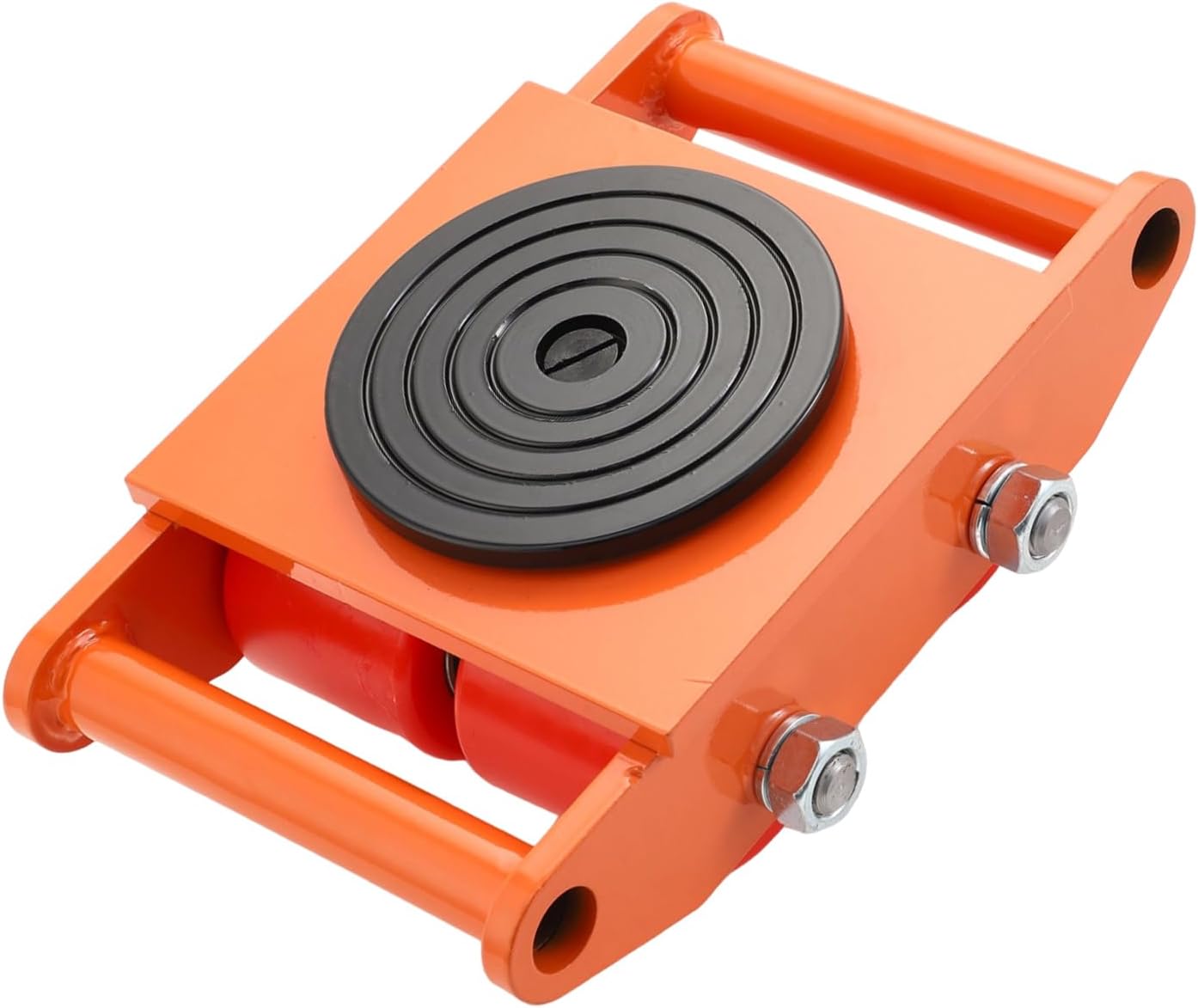 Heavy Duty Machinery Skates Set of 4–12 Ton Capacity, 360° Swivel PU Wheels