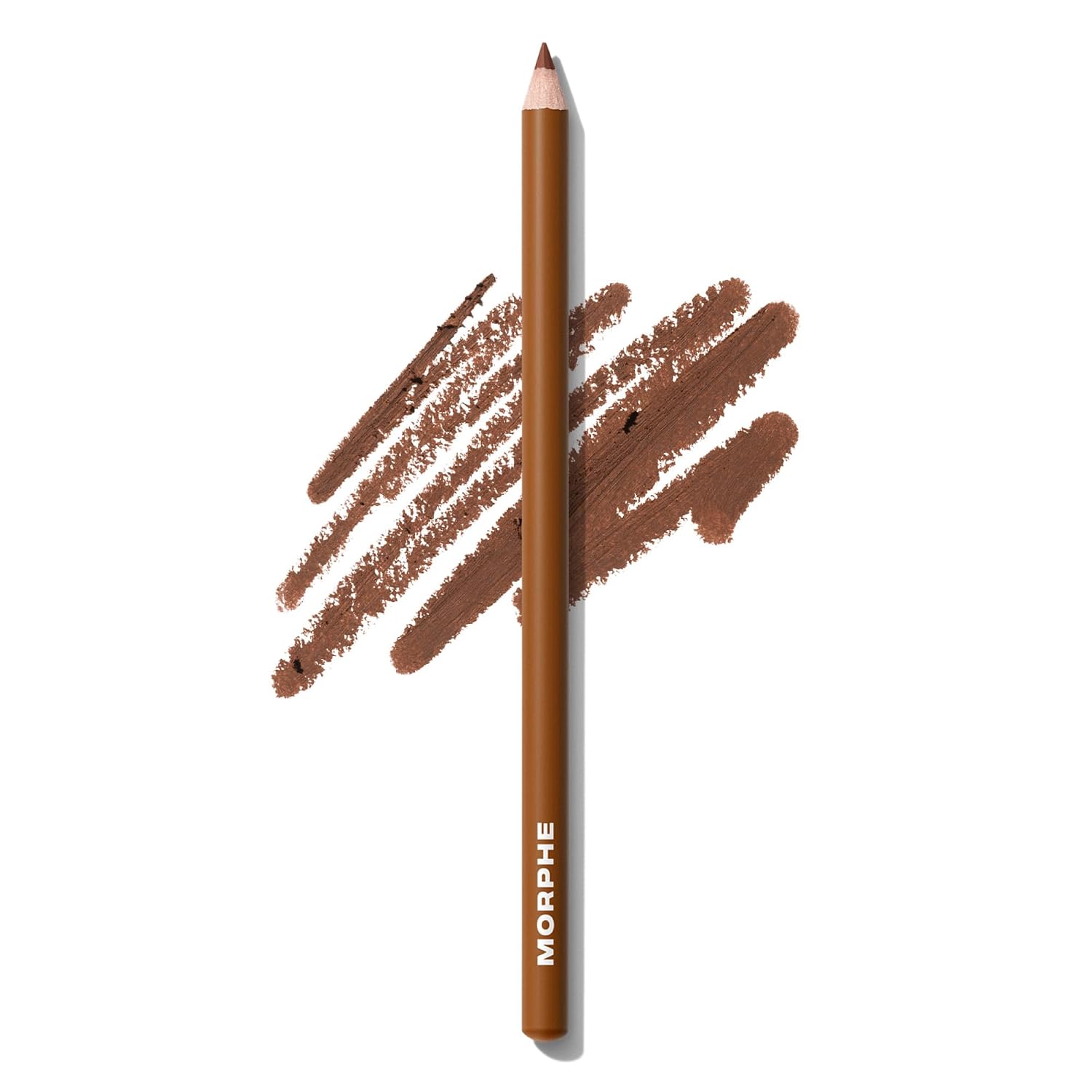 Morphe Signature Lip Liner Pencil - Creamy, Long Lasting Definer for Precise Shaping and Filling - Lip Makeup Essential with Smooth Glide - Professional Lipliner Pencil - Brulee (0.05 oz)
