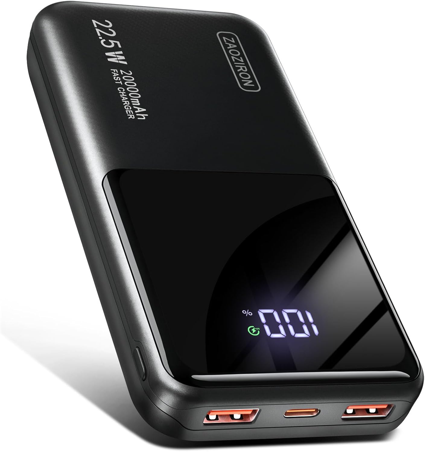 Portable Charger 20000mAh 22.5W Power Bank PD20W Fast Charging PD3.0 QC4.0 USB C Outputs & Inputs PowerBank With LCD Display For Smartphones, Smartwatches, Outdoor Equipment, etc.