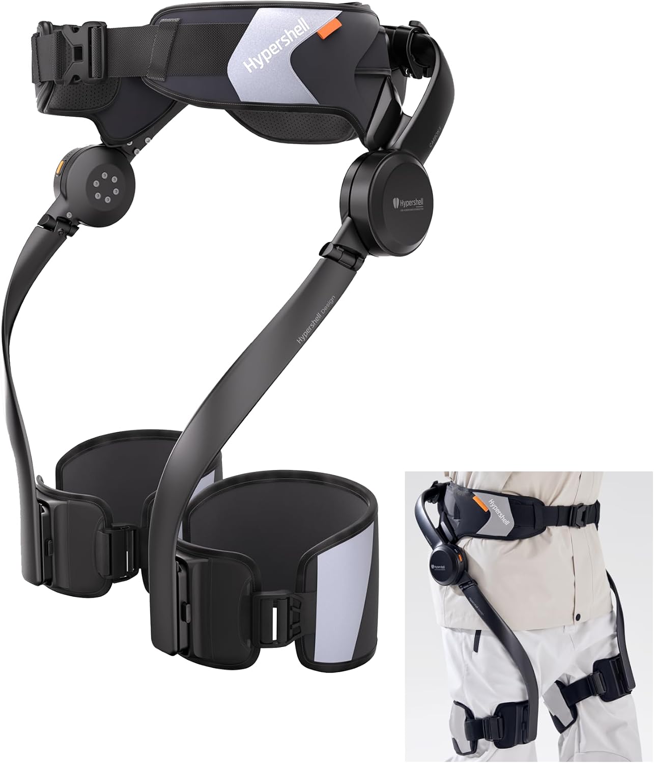 Hypershell X Carbon AI-Powered Wearable Exoskeleton(Anti-Cold Battery x 2)