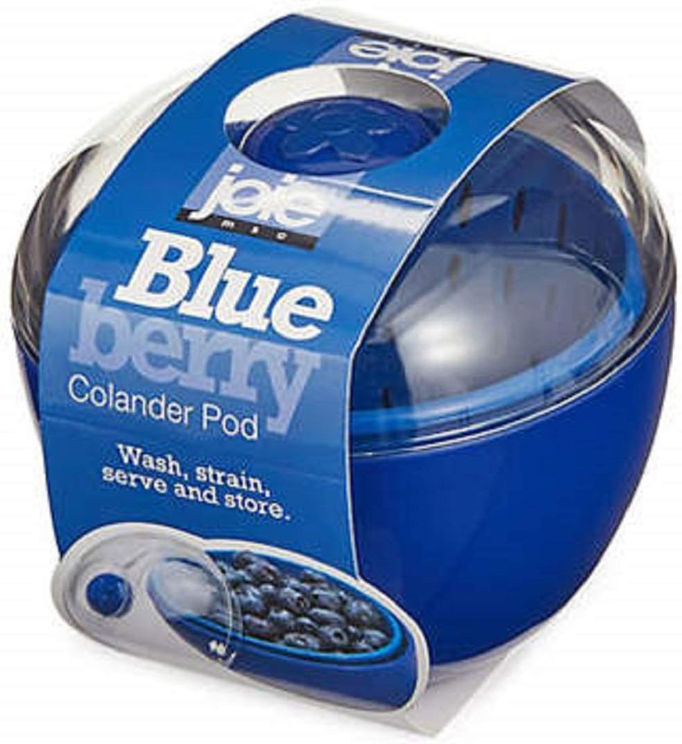 Joie Kitchen Gadgets 31820 Berry Colander Pod by Joie-wash, Strain, Serve and Store (Blueberry), ABS