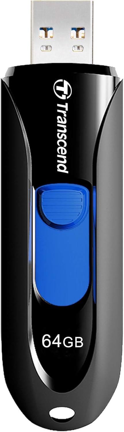 Transcend 64GB JetFlash 790 USB 3.0 Flash Drive (TS64GJF790K), Black