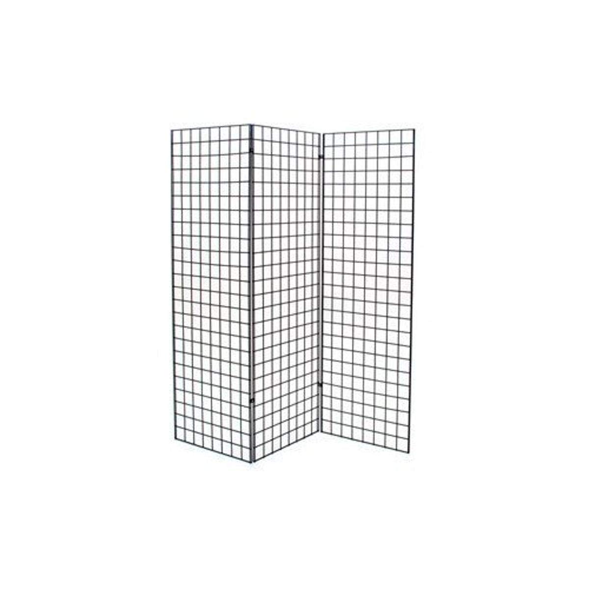 Grid #1900B (3PCS) + 1904B (6PCS) New Retails Black Finished Z Unit with Three 2' X 6' Panels