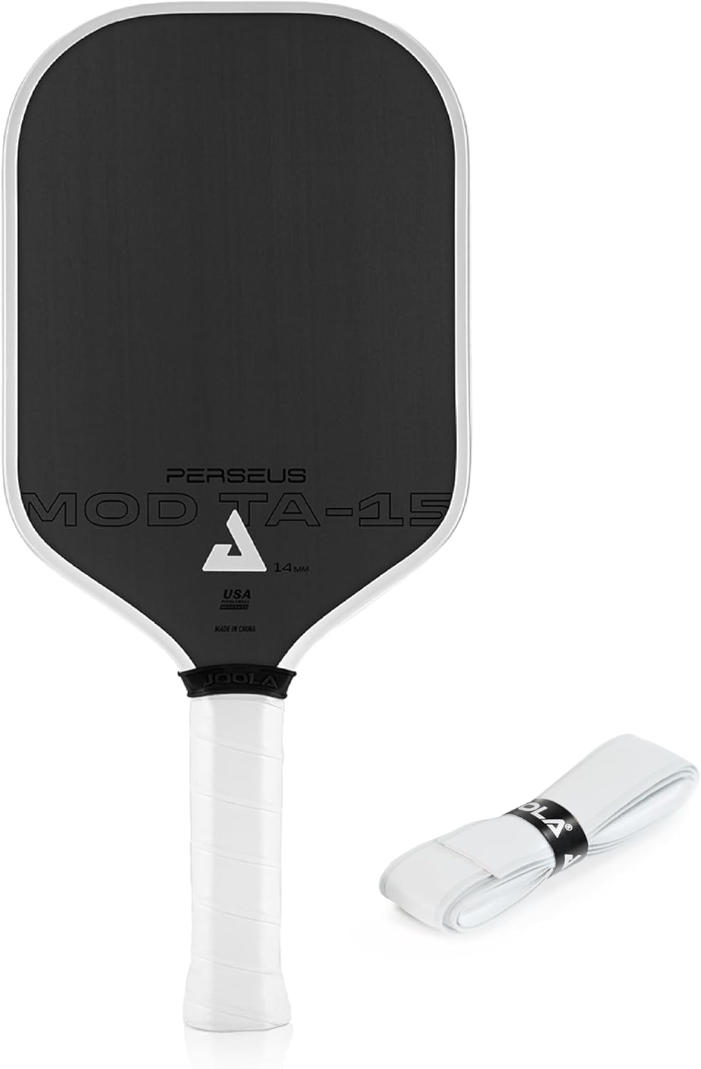 JOOLA Perseus MOD TA 15 Pro Player Edition Pickleball Paddle - Gen 3 Propulsion Honeycomb Core & Charged Carbon Surface Technology - Carbon Fiber Pickleball Paddle - More Power & Spin