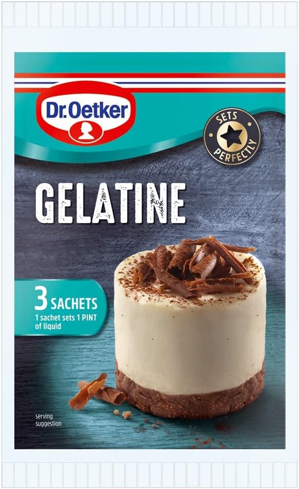 Dr. Oetker Gelatine Sachets, 3 x 12g
