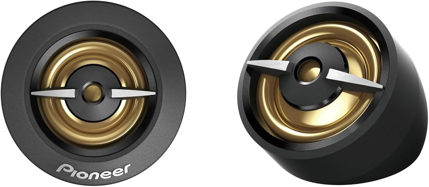 Pioneer A-Series Plus TS-A301TW 20 mm (0.75”) Tweeters (Pair) – 450W Max, Crisp High-Frequency Detail, Easy Add-On for Clarity
