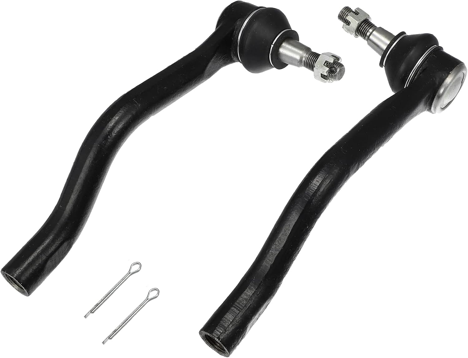 X AUTOHAUX 2pcs Front Outer Tie Rod End Links Suspension Steering Tie Rod End ES800357 ES800358 for Nissan Altima 2007-2015 for Nissan Maxima 2009-2018