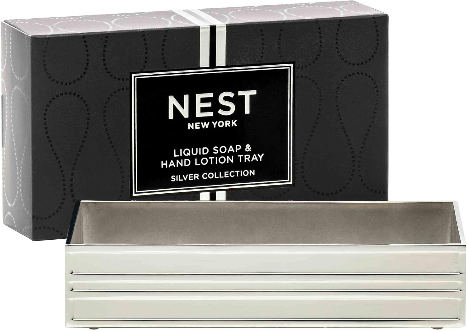 NEST New York Silver Caddy - Soap & Lotion Tray