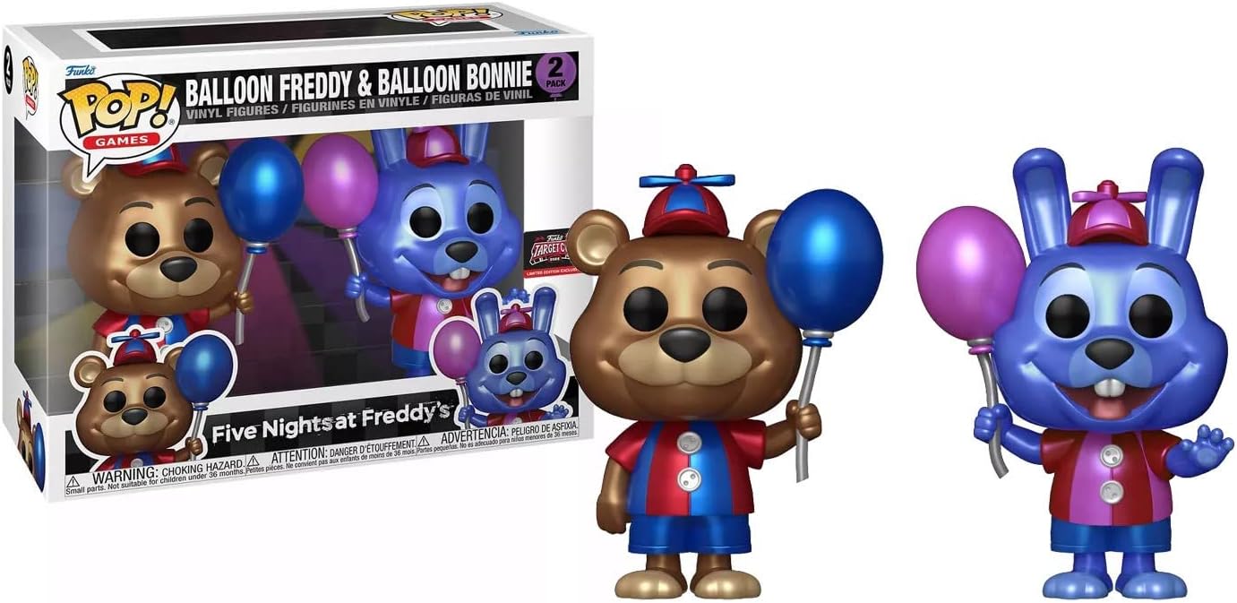 Funko Pop Five Nights at Freddy’s Balloon Freddy and Balloon Bonnie 2 Pack