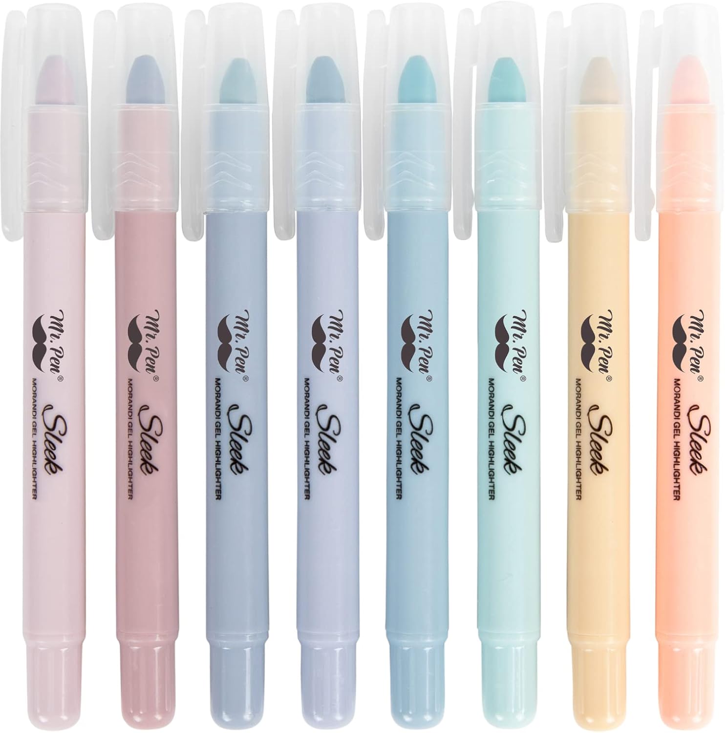 Mr. Pen Marker - Gel Markers, 8 Pack, Morandi Colors, Biblical No Bleeding Markers