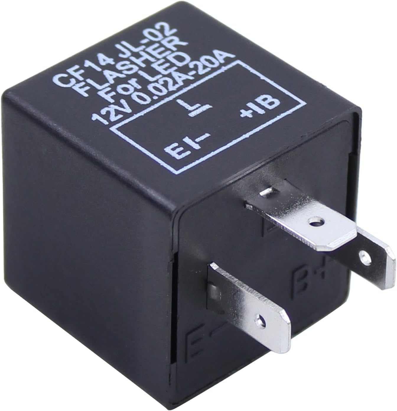 ApplianPar CF14 EP35 Electronic Flasher Relay 3 Pin for Car Vehicle LED Turn Signal Light Bulbs Hyper Blink Flash Fix