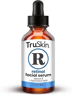 TruSkin Retinol Serum for Face – Gentle Anti-Aging Serum with Retinol, Hyaluronic Acid, and Vitamin E for A More Youthful Feel – Skin Care Made to Improve Fine Lines, Wrinkles, 1 fl oz
