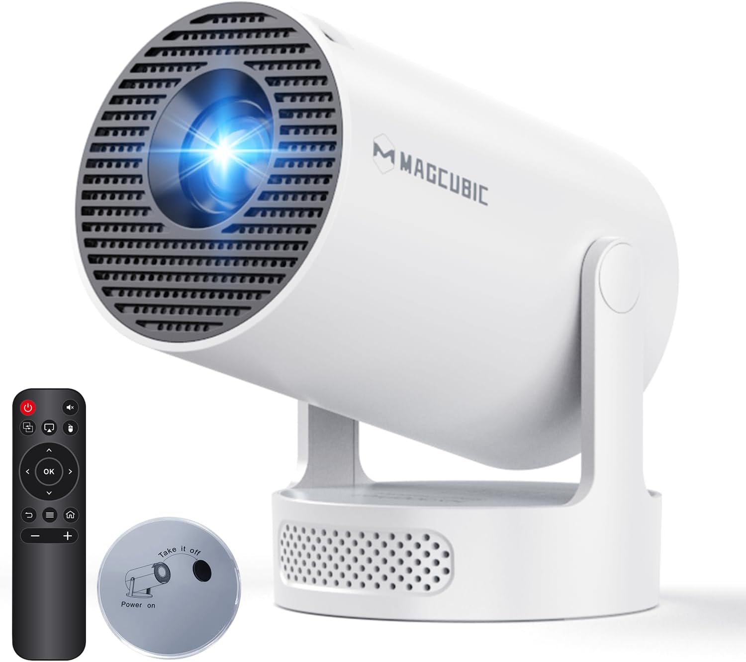 Magcubic HY300Pro+ Mini Projector 4K Support, Smart Projector Android 14