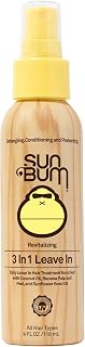 Sun Bum Revitalizing 3 in 1 Leave-In Conditioner Spray Detangler | Anti Frizz , Paraben and Gluten Free, Vegan, and Color Safe with UV Protection | 4 oz