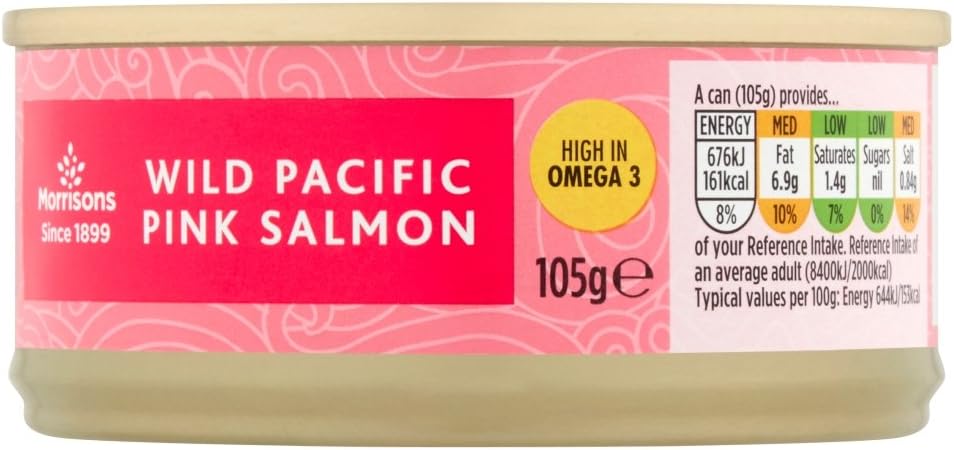 Morrisons Wild Pacific Pink Salmon, 105g