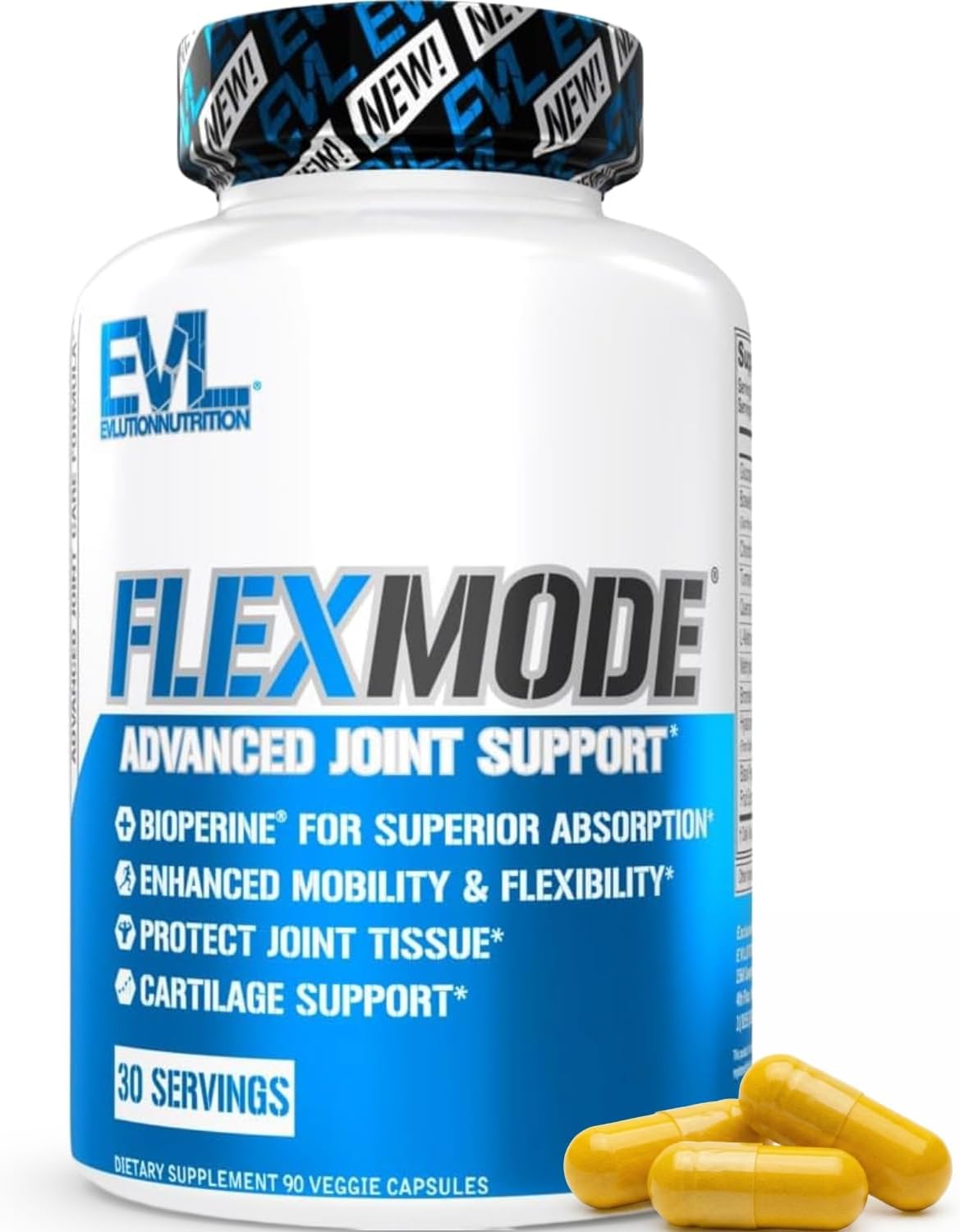 EVL FlexMode Joint Support with Glucosamine & Chondroitin - 30 Servings