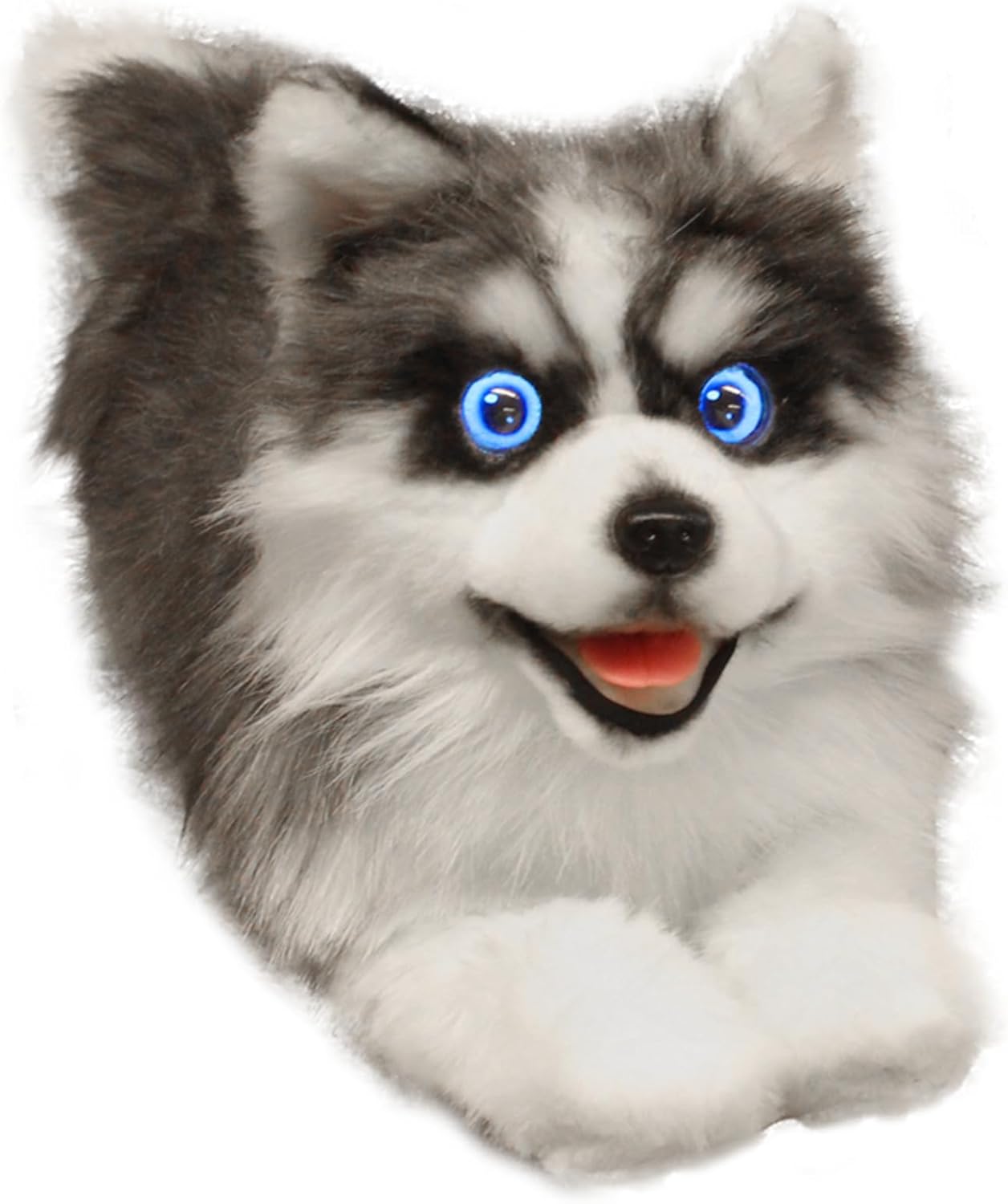 metaDog Husky Interactive Companion Pets Dog with Voice Command Heartbeat Animation Interaction Robot Dog for All Ages - Realistic & Lifelike, Type-C Charging
