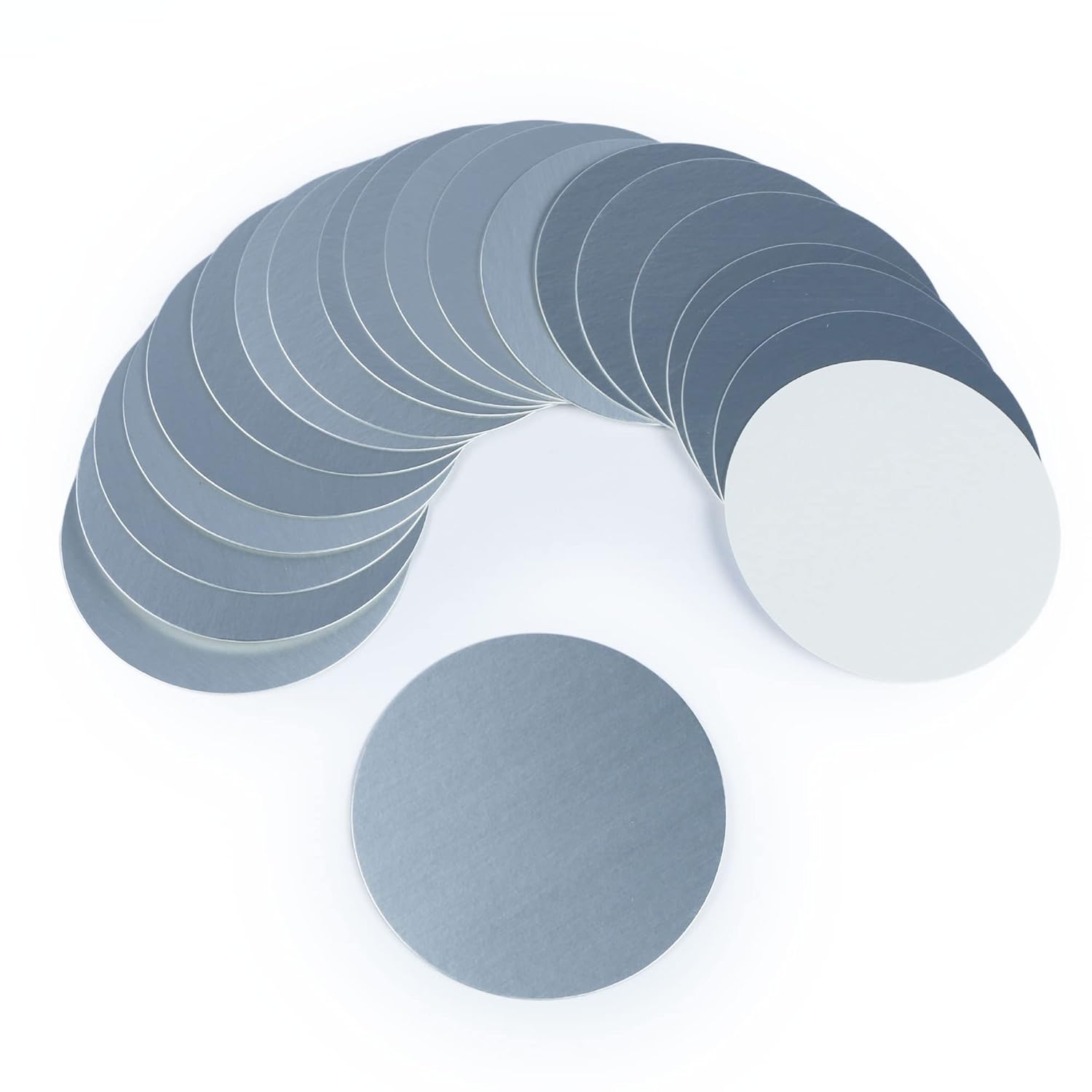 U.S. Solid Aluminum Foil Cap Liner Heat Sealing for PET Bottle Lid(100 pcs, 26mm)