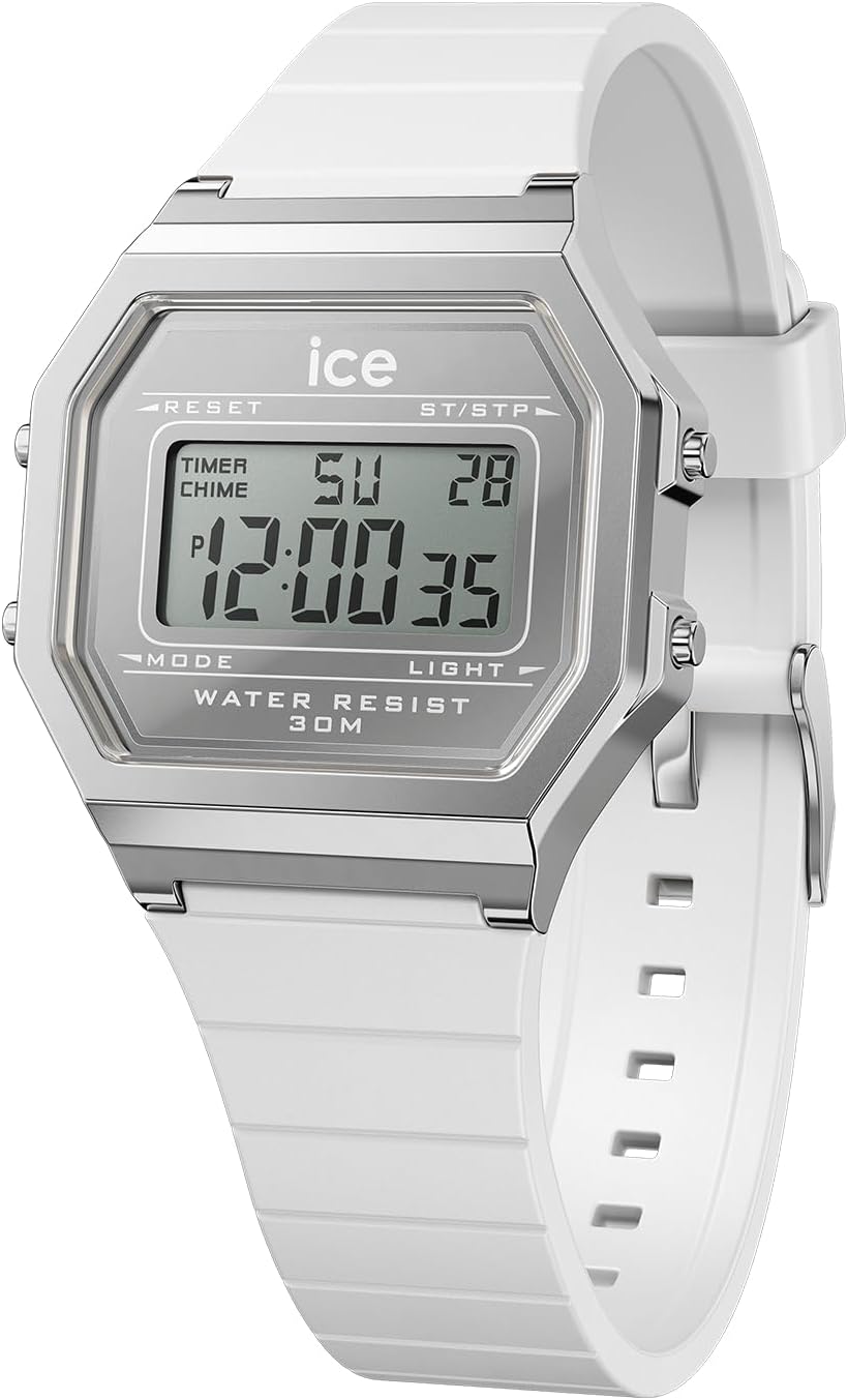 ICE-WATCH - ICE digit retro Metal - Ladies watch with silicone strap (Small)