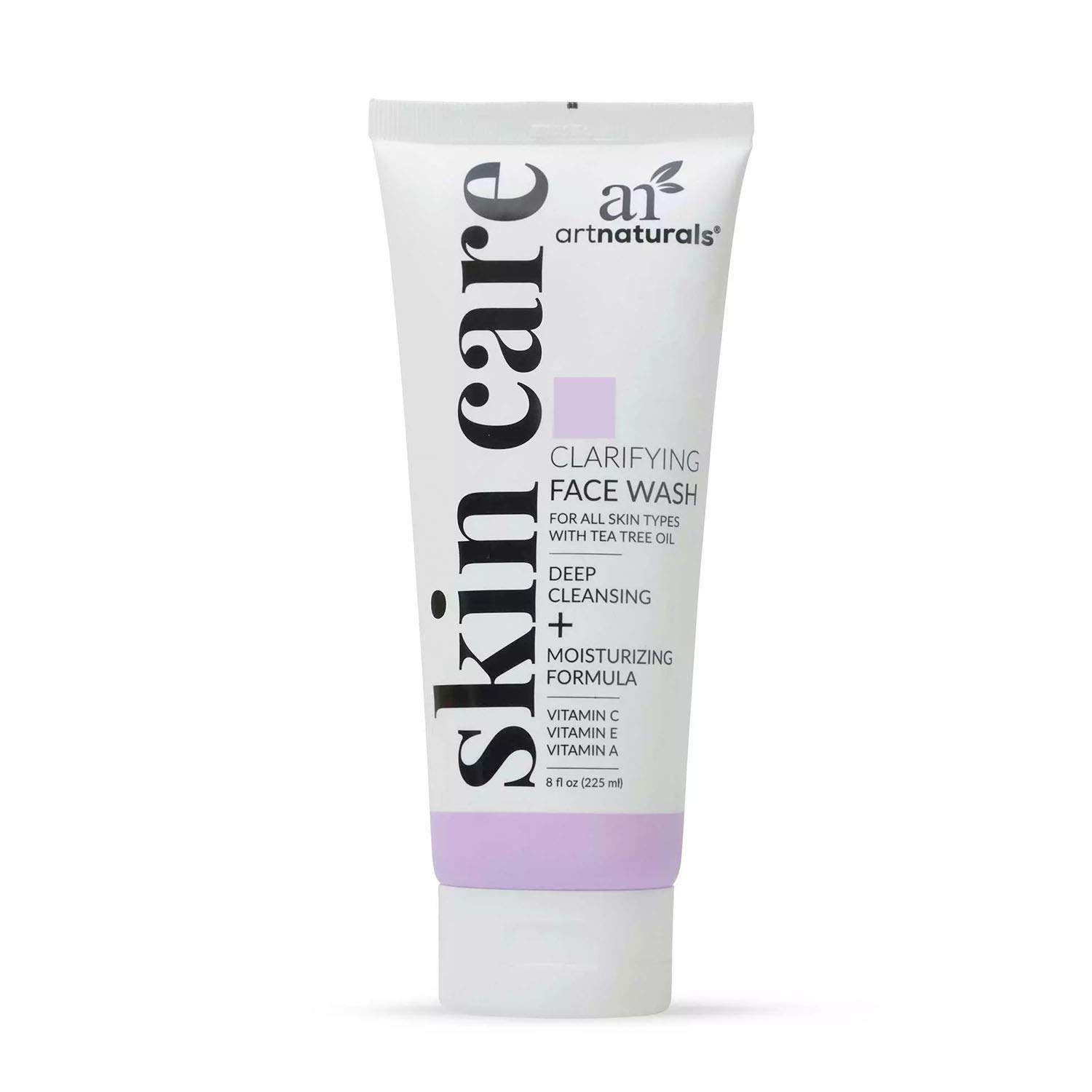 Artnaturals Clarifying Face Wash - (8 Fl Oz / 236ml) - Deep Cleansing and Exfoliation of Blackheads and Pimples - Infused with Cucumber and Aloe for Added Hydration