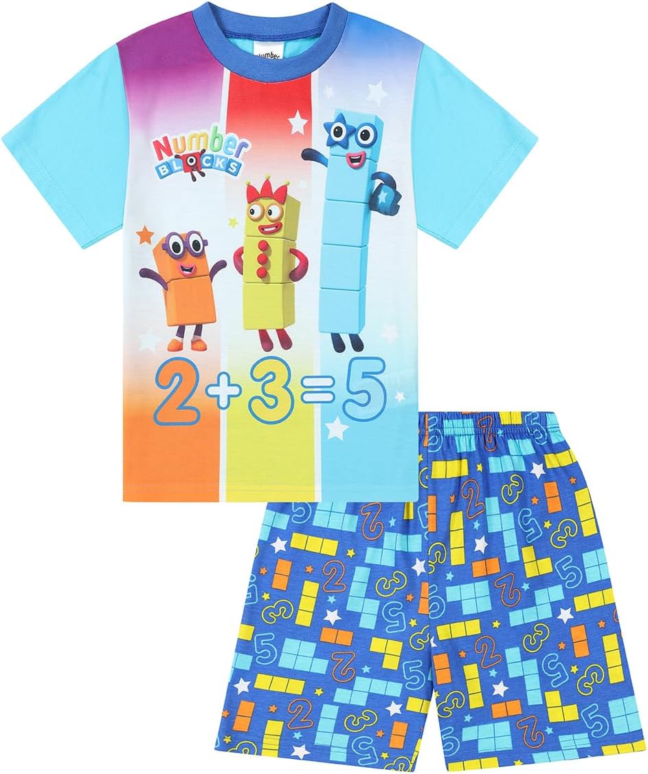 Numberblocks Boys Short Pyjama Set