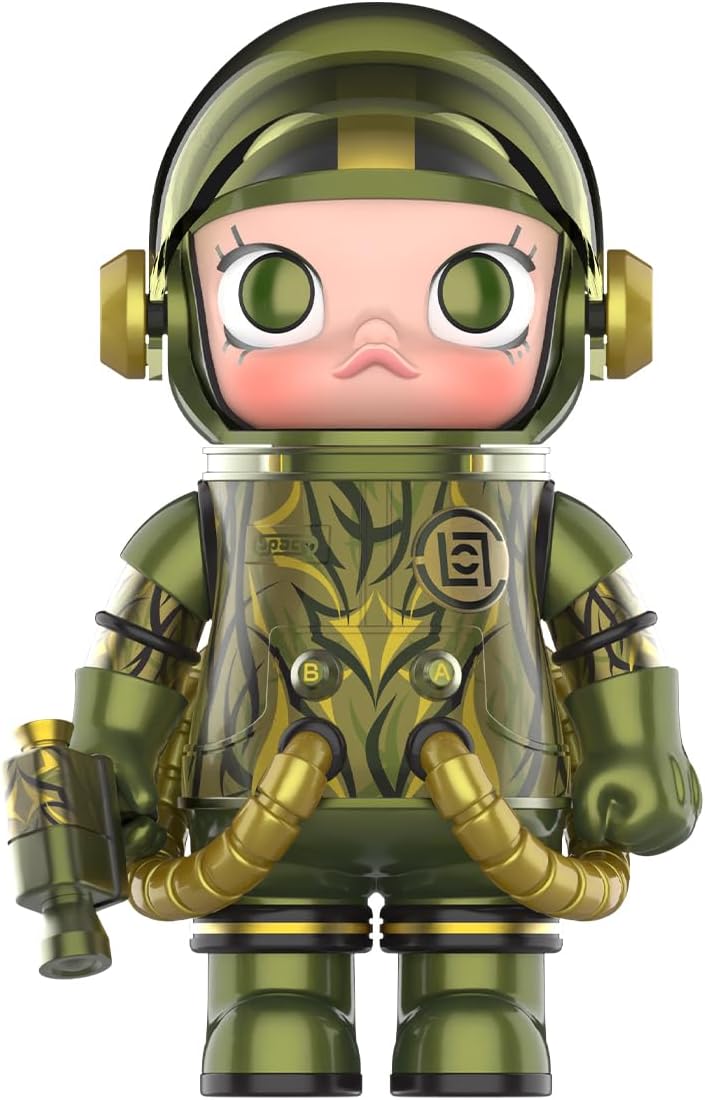 POP MART MEGA SPACE MOLLY 100% CLOT-Olive Alienegra 1Box Premium Design Gifts for Women Fan-Favorite Collectible Chic Art Toy Action Figure