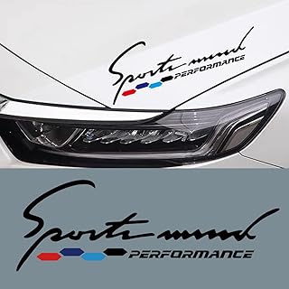 Hood Sticker Compatible with 1 2 3 4 5 6 7series M3 M5 Z4 (Hood Sticker-Black)