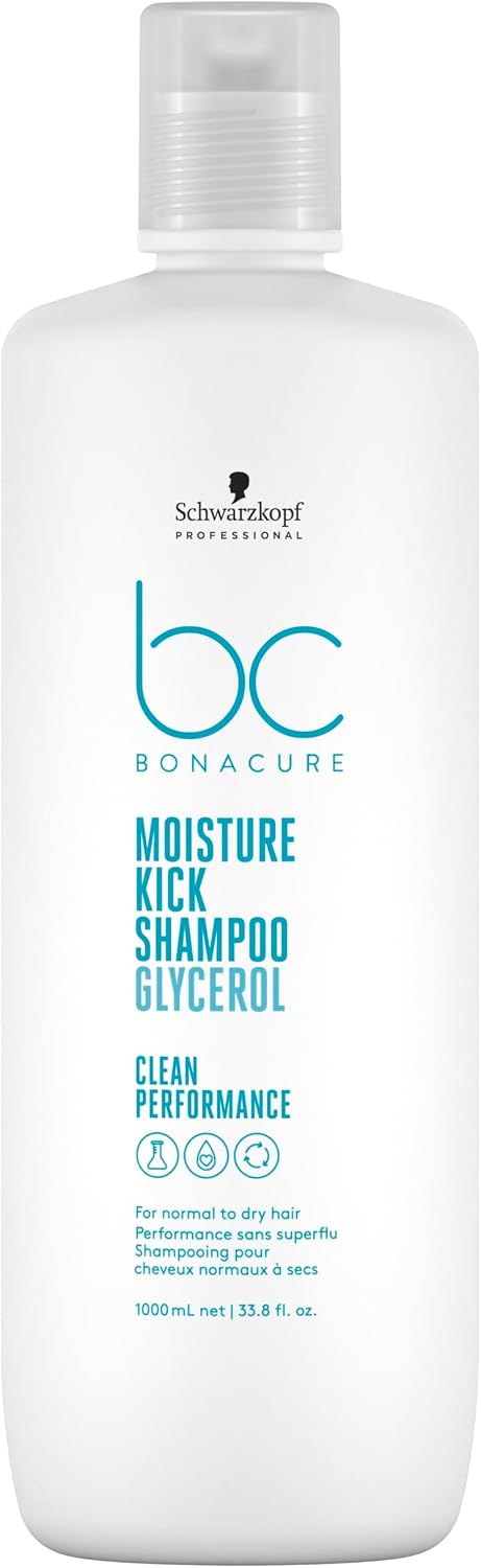 Schwarzkopf BC Bonacure Moisture Kick Shampoo Glycerol 1000ml - shampoo for dry hair