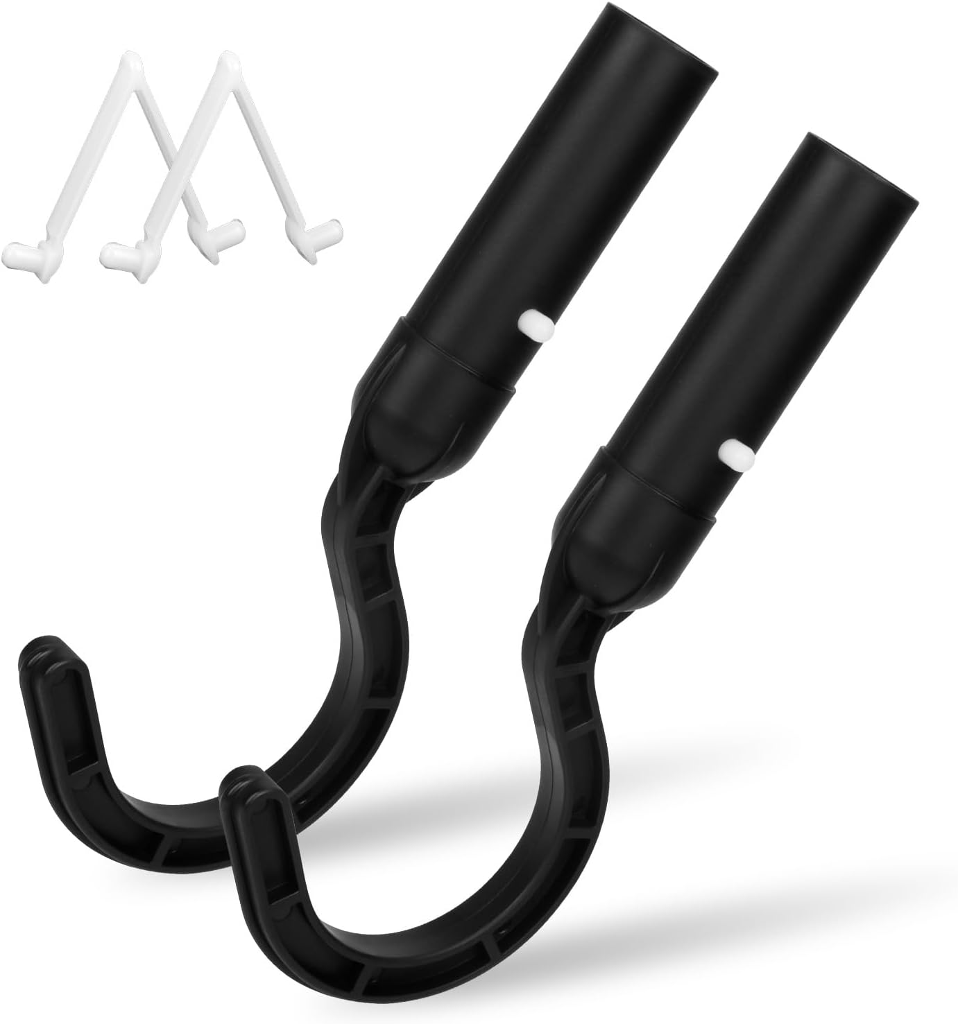 lasuroa 2pcs Robotic Pool Cleaner Hooks, Hook Accessories for All Automatic Pool Vacuums Attaches to Telescopic Poles Above Ground and Underwater