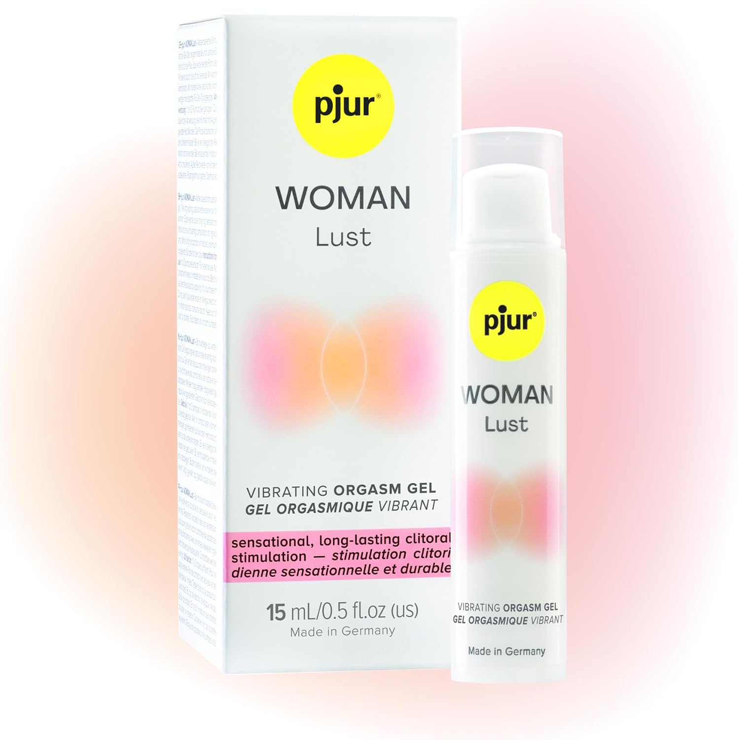 pjur Woman Lust Clitoral Stimulation Gel for Women, 0.5 fl oz