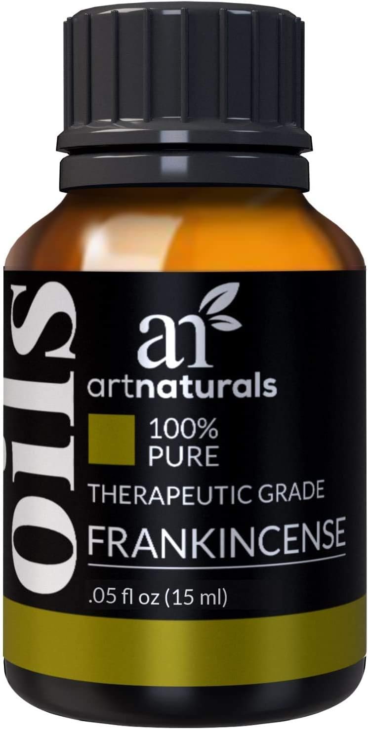ArtNaturals 100% Pure Frankincense Essential Oil - (.5 Fl Oz / 15ml) - Natural Undiluted Therapeutic Grade – Premium Aromatherapy Quality Oil for Diffuser Internal Use, Skin, and Face - Frankensence