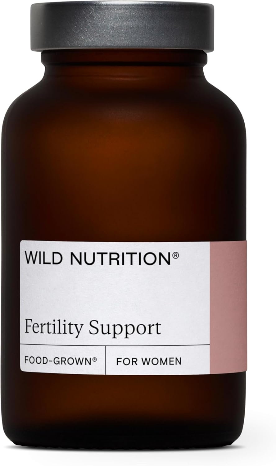 WILD NUTRITION Food-Grown® Fertility Support for Women | Fertility Supplements for Women to Support Healthy Ovulation & Conception | Womens Fertility | Female Fertility Supplement | 60 Capsules