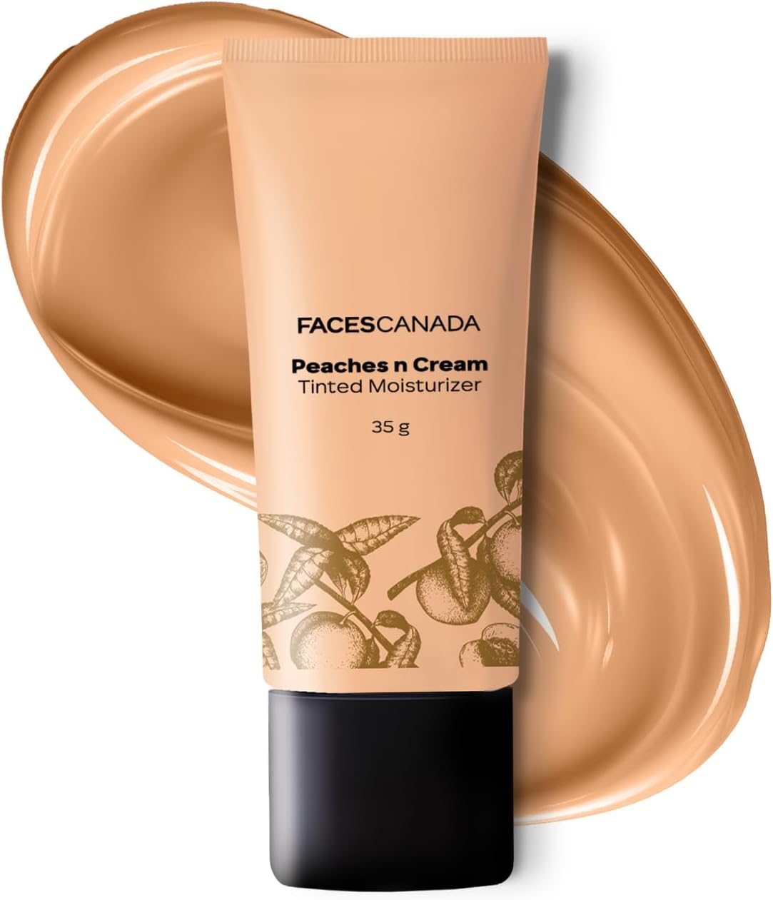 FACES CANADA Tinted Moisturizer - Peaches N Cream - Beige 02, 35g Hydrating, Lightweight, Non-Oily with Natural Glowy Finish Sheer Buildable Coverage for Daily Use BB Cream For All Skin Types