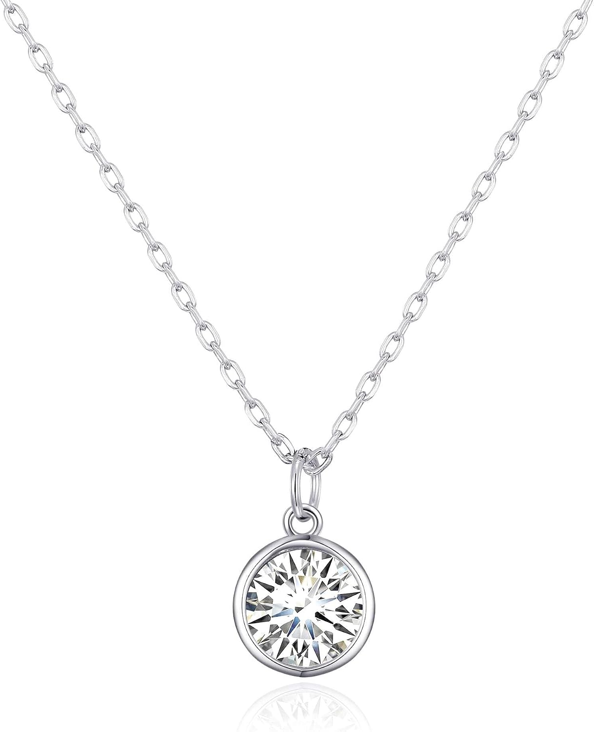 Philip Jones Crystal Necklace Created with Zircondia® Crystals