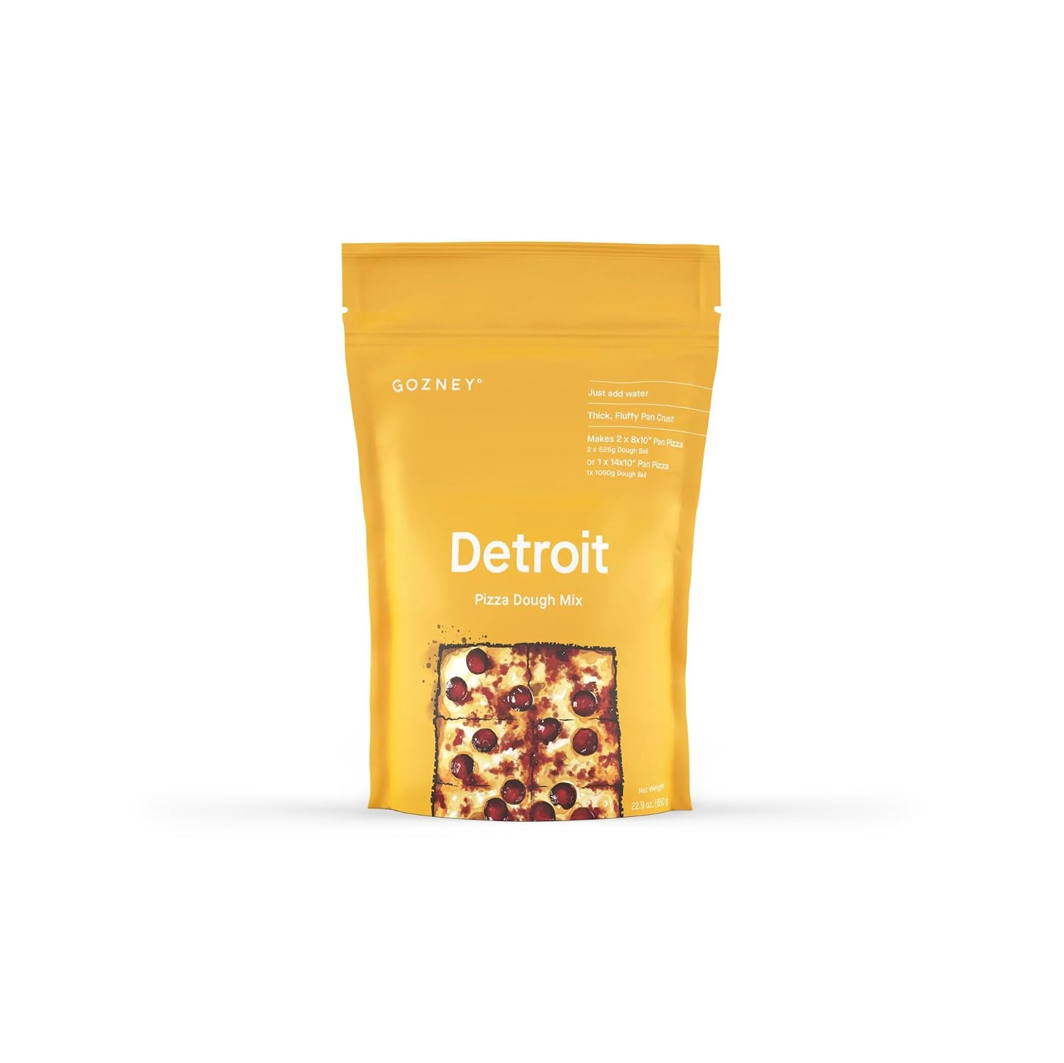 Gozney Just-Add-Water Detroit Pizza Dough Mix