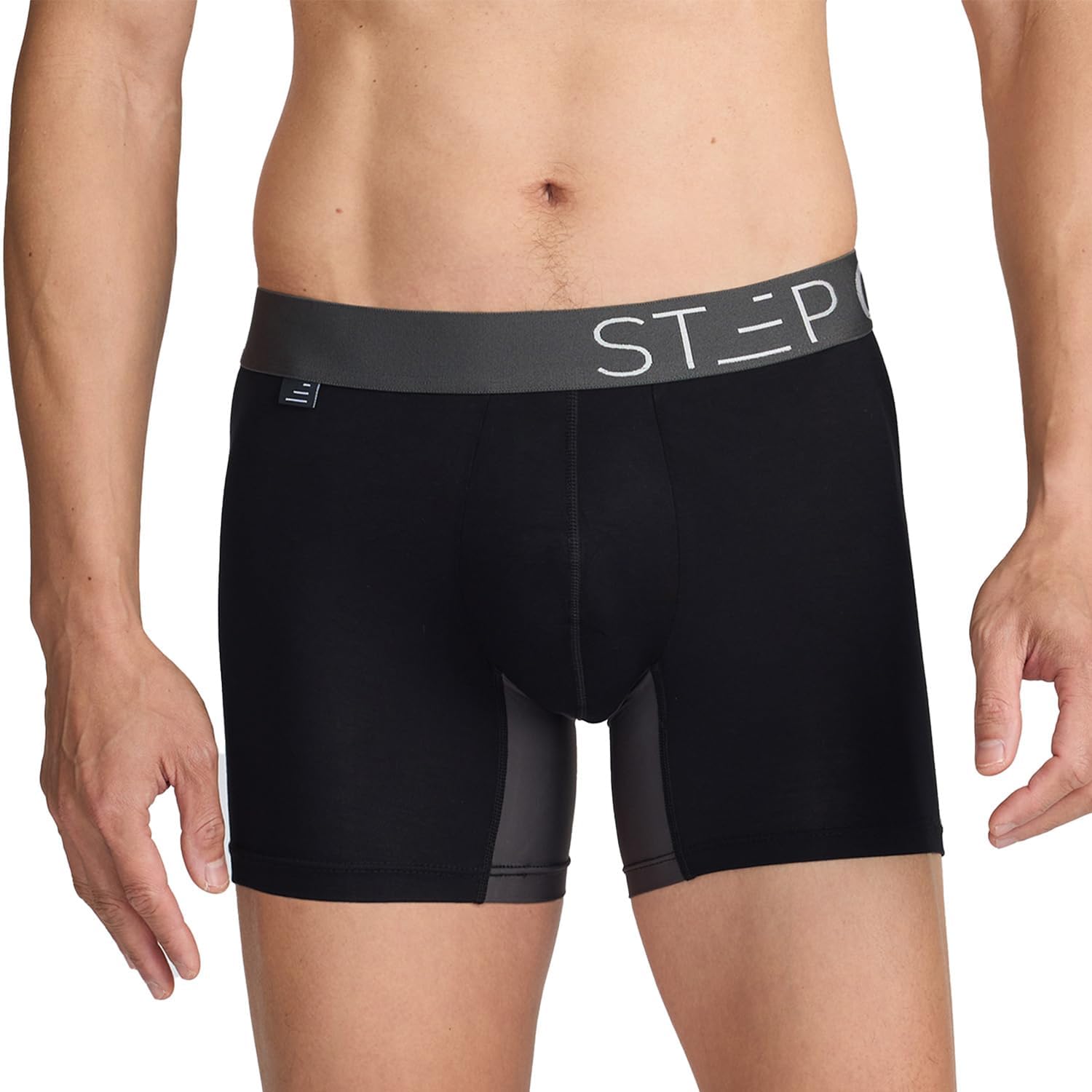 STEP ONE Mens Underwear Trunk Briefs, 1 Pair, Viscose from Bamboo Underwear, Moisture Wicking 3D Pouch + No Ride Up Trunks