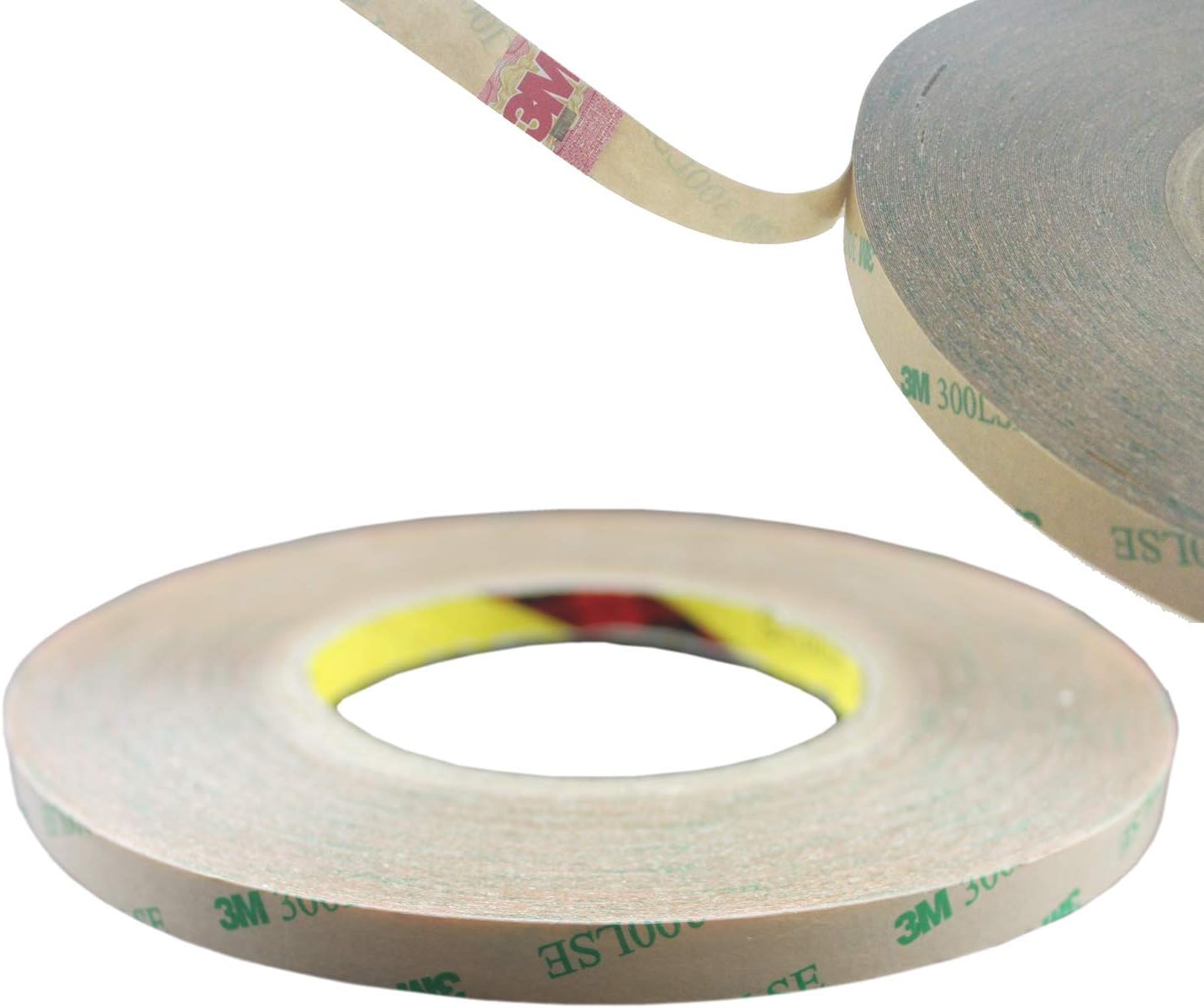 REXTiN 50M Meters 10MM 3M Double Sided Tape Adhesive Stronger Stick for 5050 5630 SMD LED Strip Lights (10mm Tape Strong Adhesive)