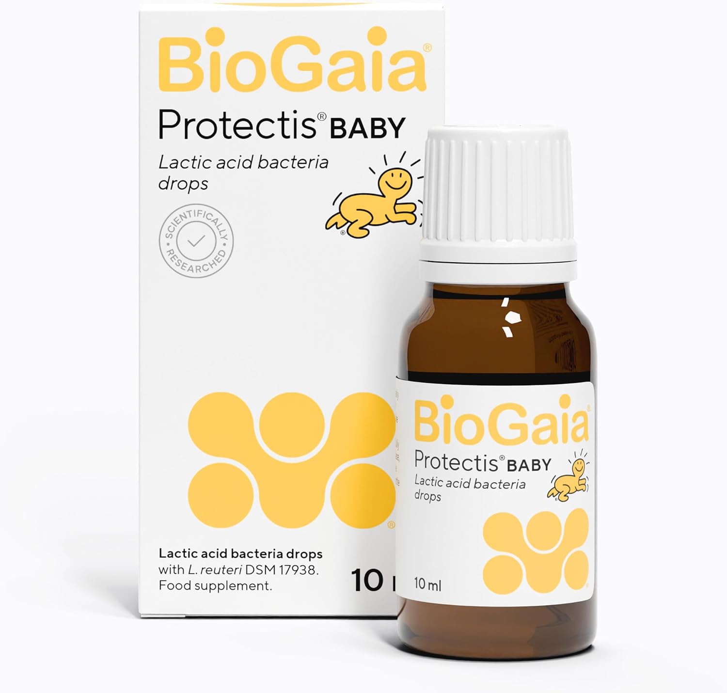 BioGaia Protectis Baby Drops | L. Reuteri Supplement for Babies | 10 ml