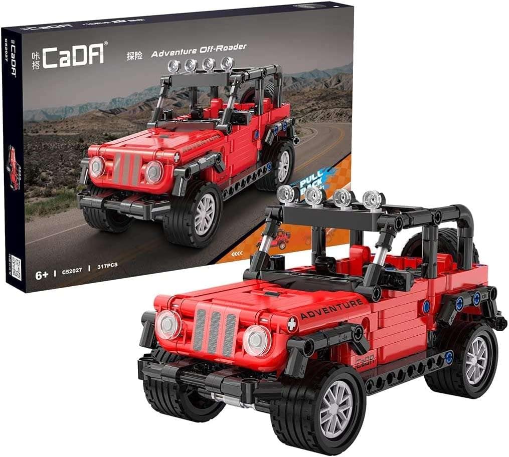 CaDA block adventure off-roader pull-back 317 EL.