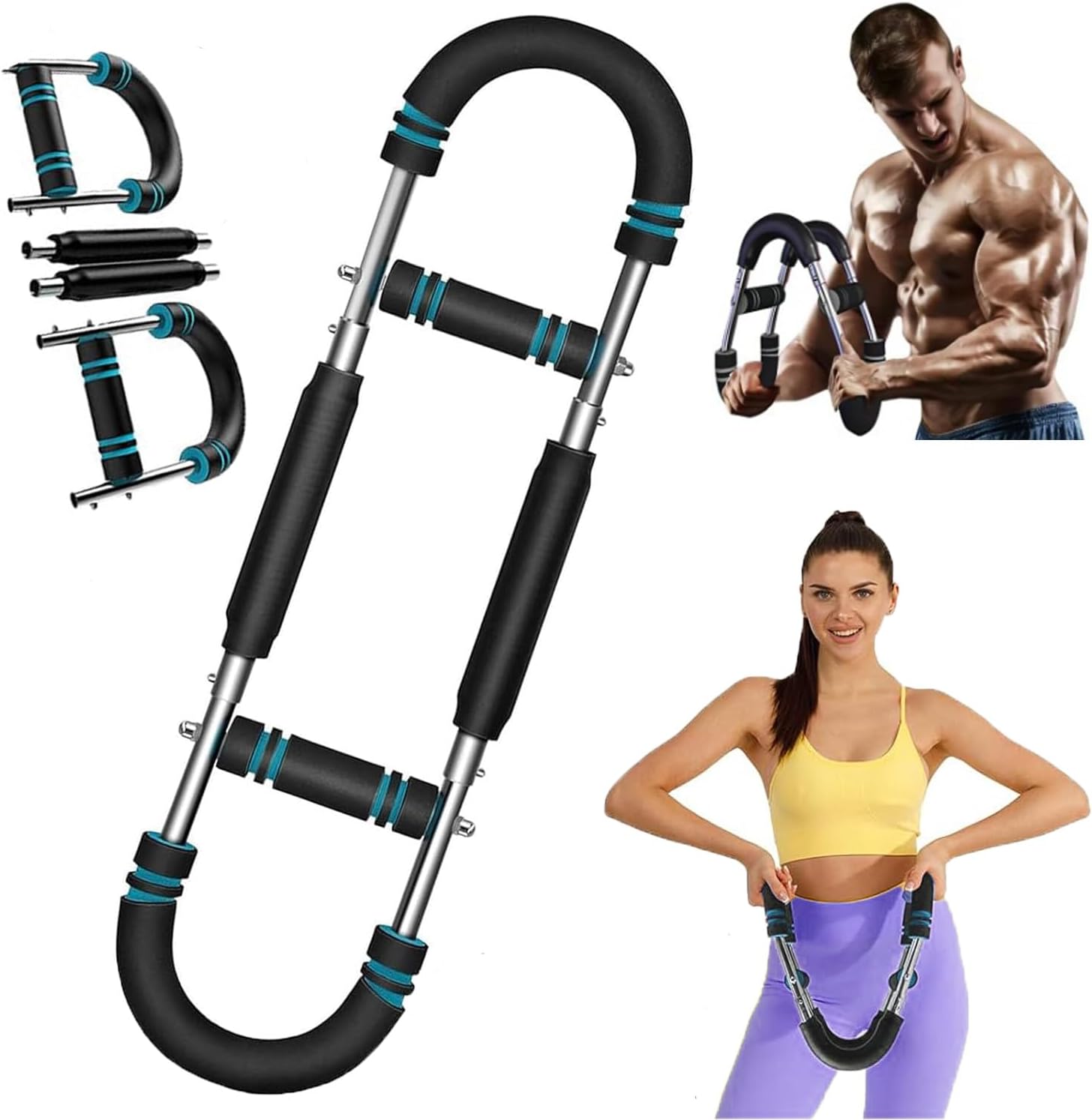 Twister Arm Trainer, Adjustable Chest Workout Equipment, Arm Trainer for Men, Arm Exercise Equipment, Chest Trainer for Men, Shoulders and Forearms Muscle Training Fitness Equipment