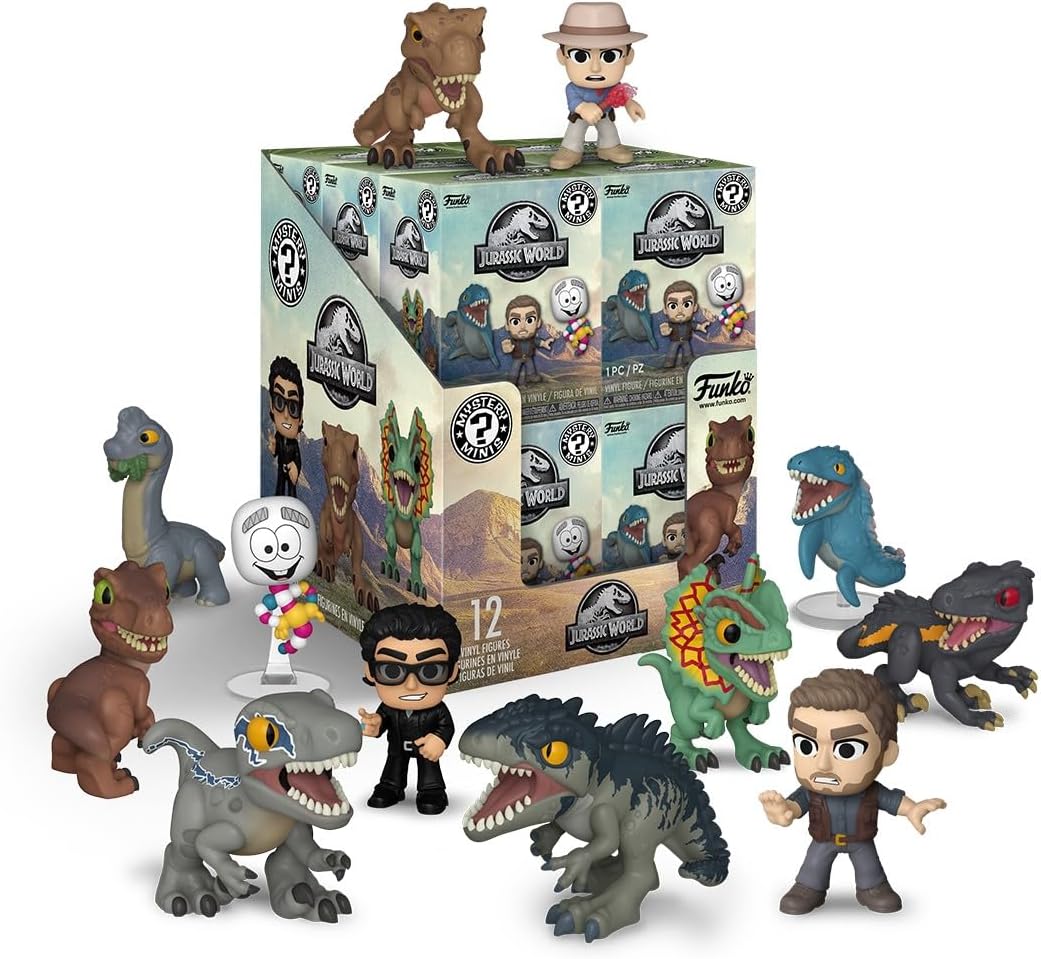 Funko Pop! Mystery Minis: Jurassic Park & Jurassic World - Collectable Vinyl Figure - Gift Idea - Official Merchandise - Toys for Kids & Adults - Movies Fans - Mini Figure for Collectors and Display