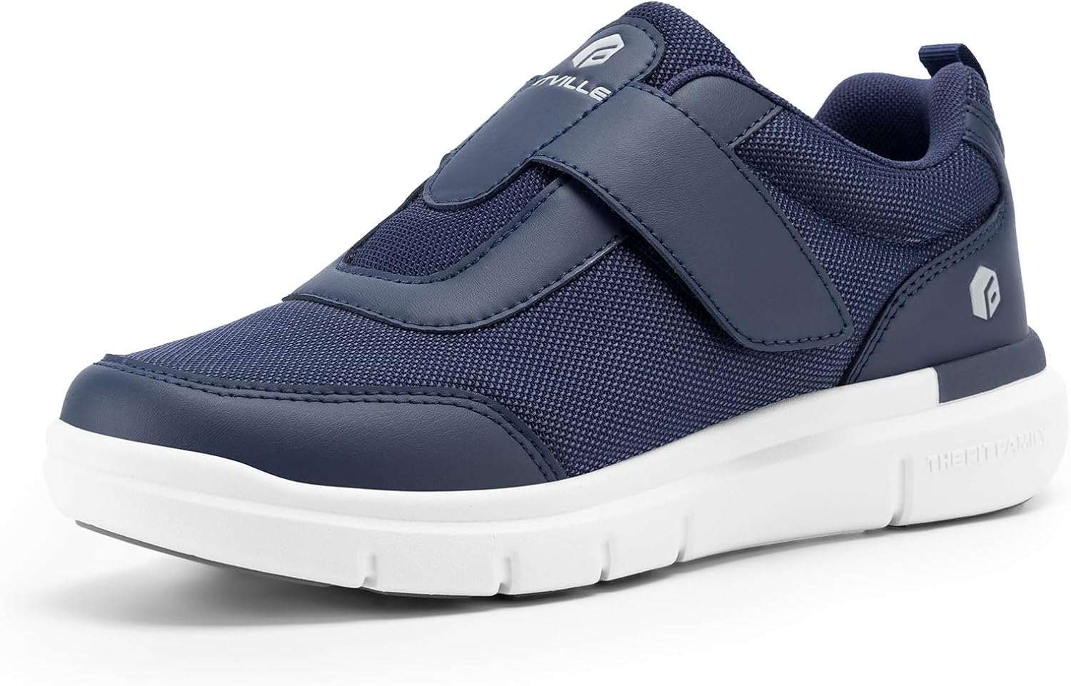 FitVille Diabetic Shoes for Men Extra Wide Width Orthopedic Swollen Feet Shoes, Neuropathy Foot Pain Relief Walking Sneakers for Elderly Seniors with Parkinson's