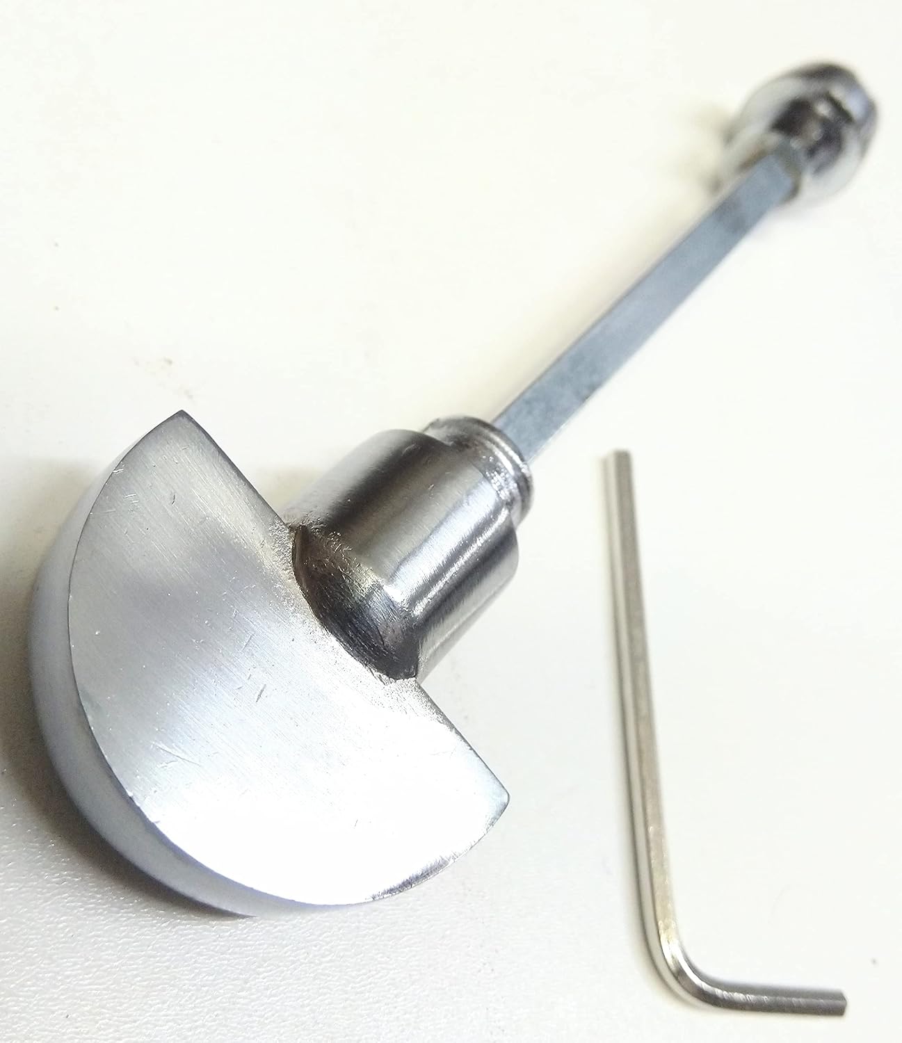 Spare Thumb-Turn & Released Spindle (for Bathroom Locks) (Satin)