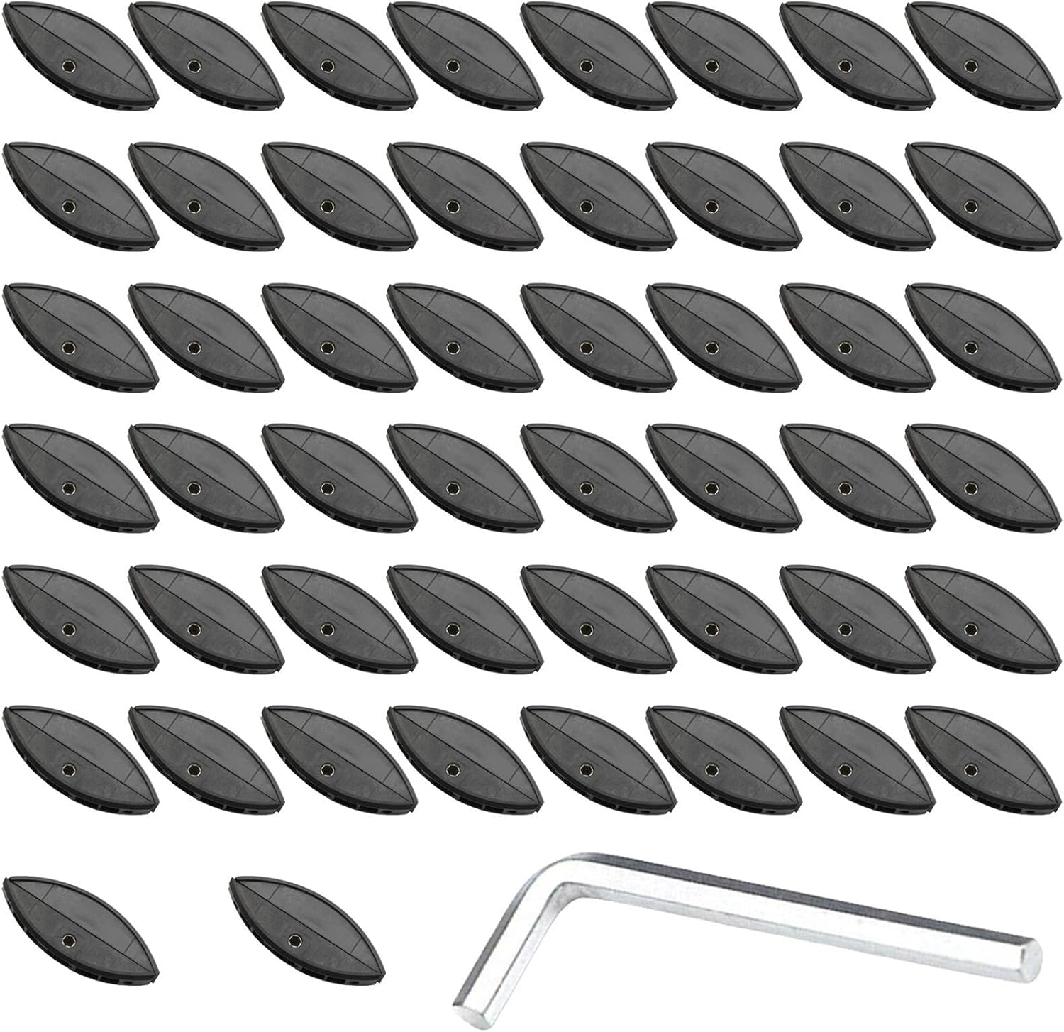 LfrXtra Home Improvement,50Pcs Plywood Fastener Biscuit Joiner Tenons Tool Woodworking Invisible Connector Disassembly and Assembly Part